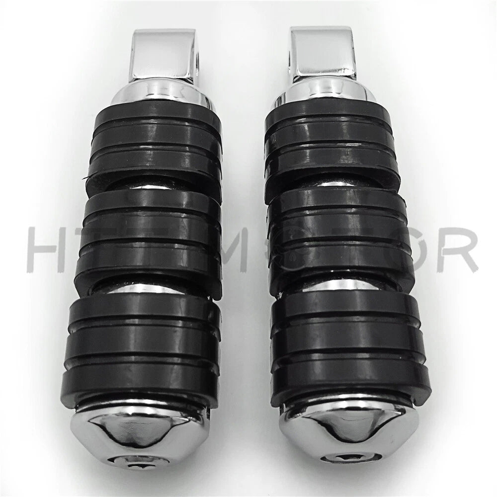 Aluminum Rubber FootPeg for Harley Softail Fat Boy FLFB, Fat Bob FXFB (2018–2019)
