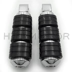 Aluminum Rubber FootPeg for Harley Softail Fat Boy FLFB, Fat Bob FXFB (2018–2019)