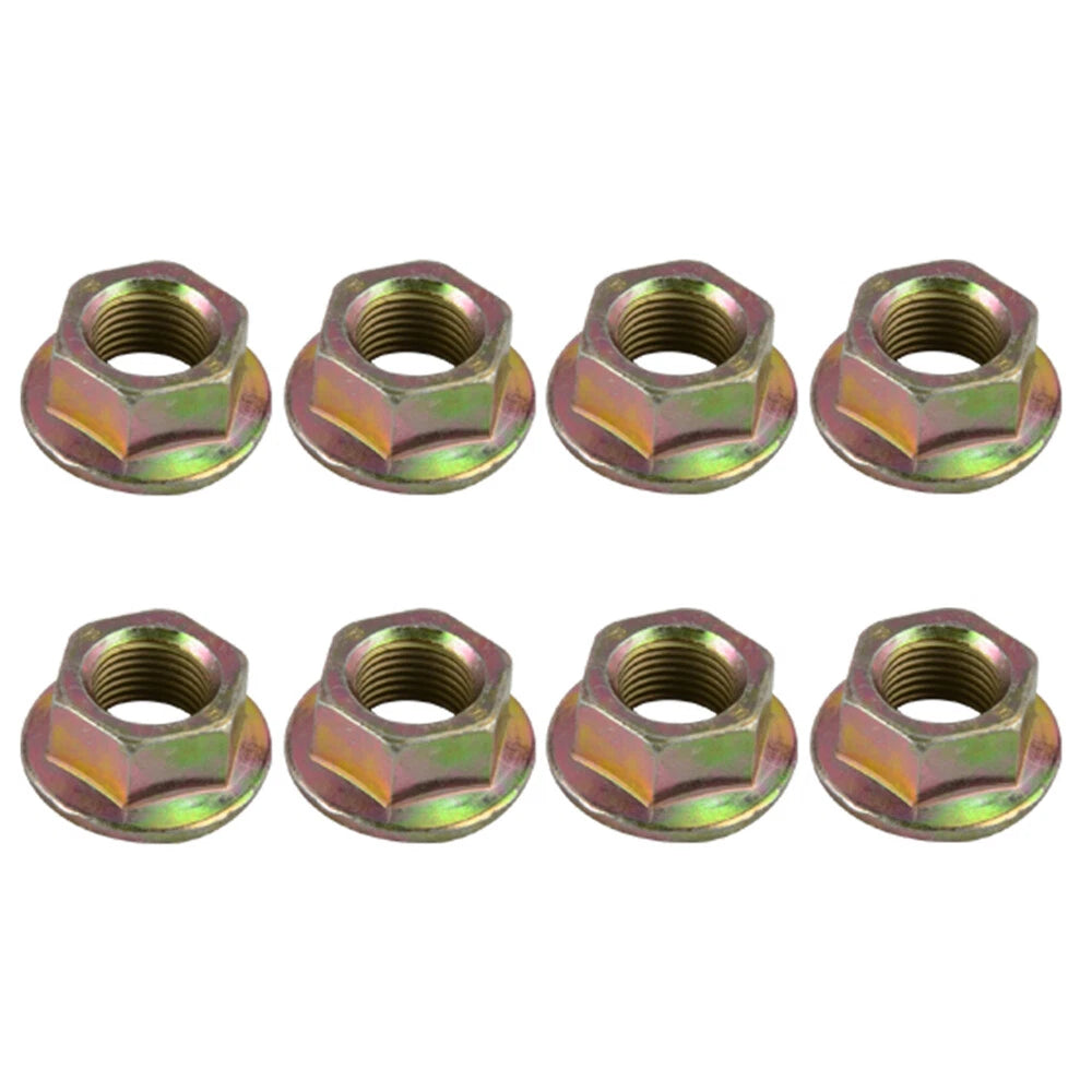 Set of 8 Flange Wheel Lug Nuts for Polaris Ranger 500 570 800 900
