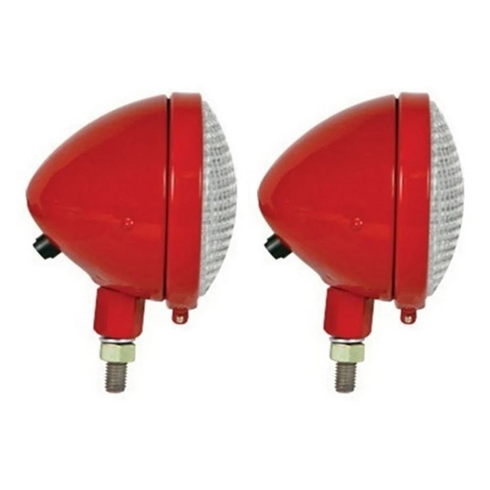Head Light Pair 6V for Farmall IH A B C H M AV BN HV MD MDV OS6 (1939–1954)