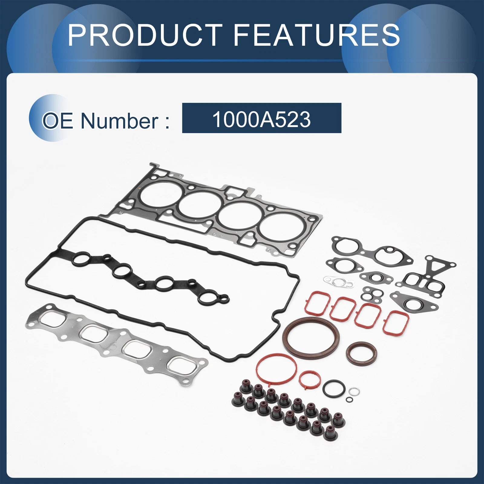 Cylinder Head Gasket Kit No.1000A523 for Mitsubishi 4B12 (2007–2012)
