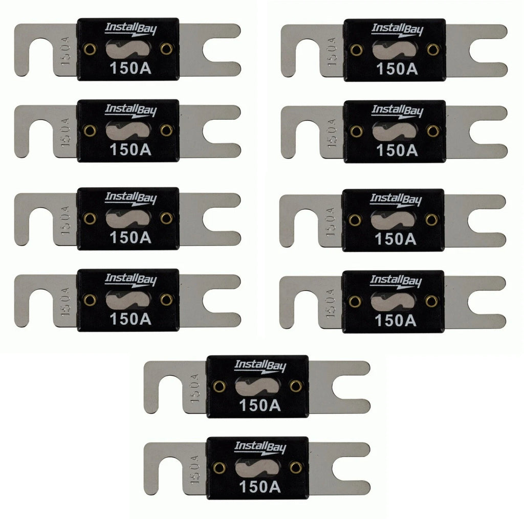 10-Pack ANL Fuses 150 Amp Nickel Plated for Install Bay (150A) (1995–2025)