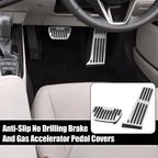 Anti Slip Brake and Gas Accelerator Pedal Pads Kit for Toyota 