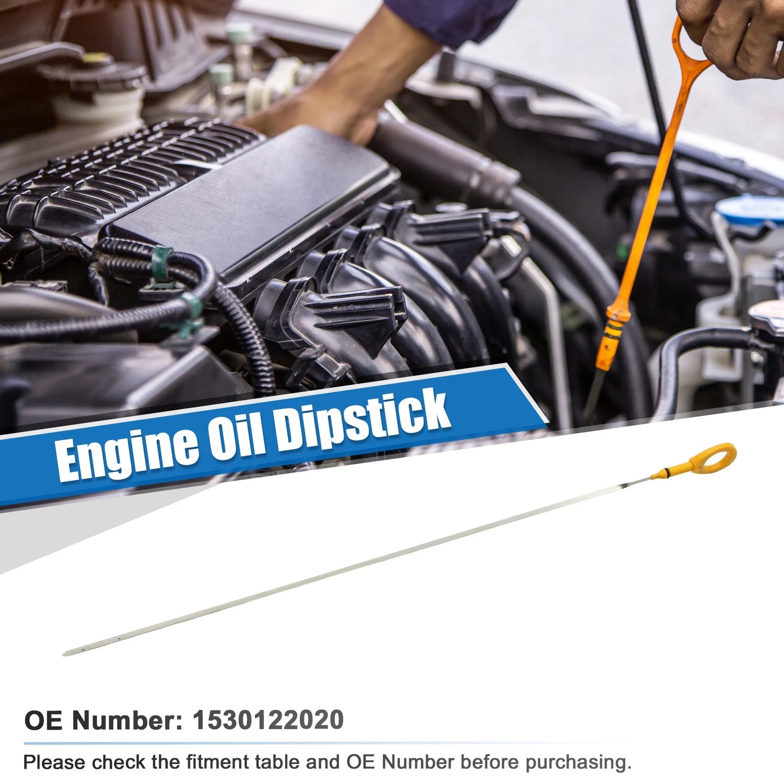 Engine Oil Fluid Level Dipstick for Toyota Corolla (2003–2008) No. 1530122020