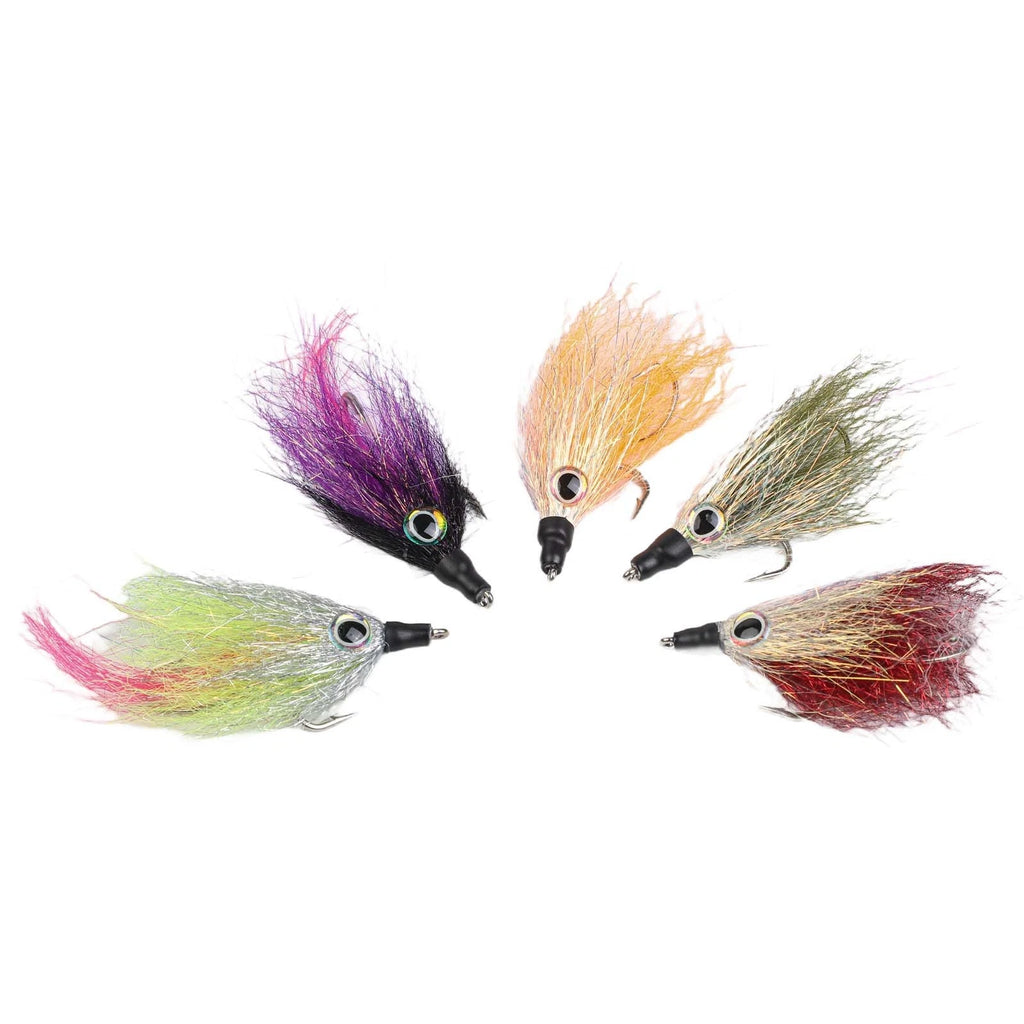 Set of 4 Double Hook Bait Fishing Lures with Carrying Box