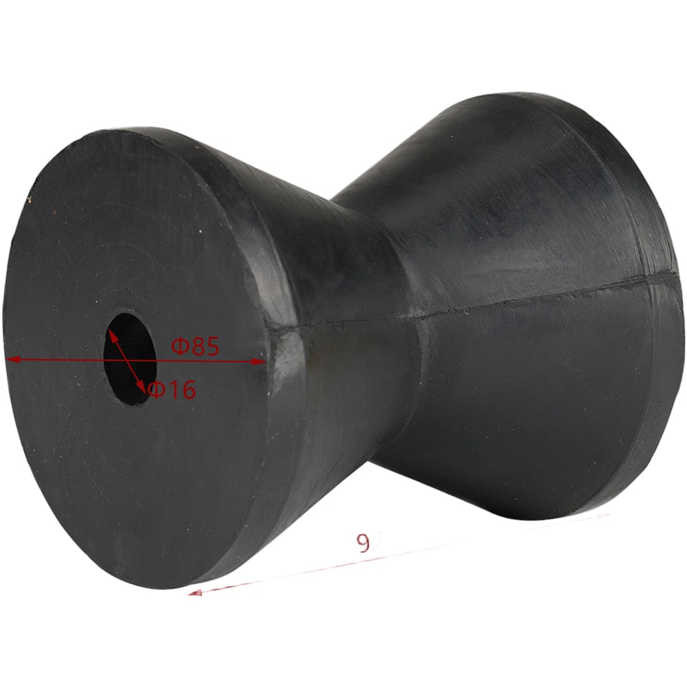 Bow Roller Black Rubber for Yacht Trailer Inflatable Boat
