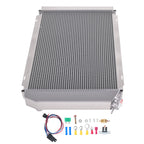 3 Row Aluminum Radiator with Fans Shroud Relay Kit for Mercury Capri (1980–1986)