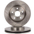 Front Drilled Slotted Brake Rotors for Pontiac Vibe (2007–2018) LEXUS ES350 ES300h