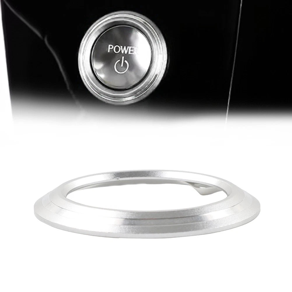 Engine Start Stop Button Cover Ring for Lexus NX250 NX350h NX450h (2022–2024) Silver