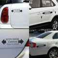 1 x Auto Door Caution Do Not Pull Decal Sticker for Car