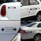 1 x Auto Door Caution Do Not Pull Decal Sticker for Car