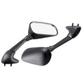 Oval Matte Rear View Mirrors for Yamaha YZF R6 (2001-2003)