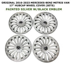 Set of 4 Hubcap Wheel Covers for Mercedes-Benz Metris Van (2016–2023)