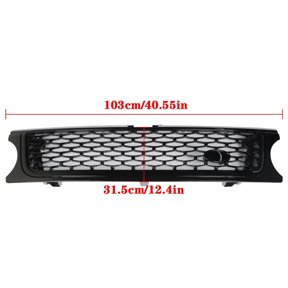 Front Upper Grille Replacement Set for Range Rover Sport (2010-2013) Black