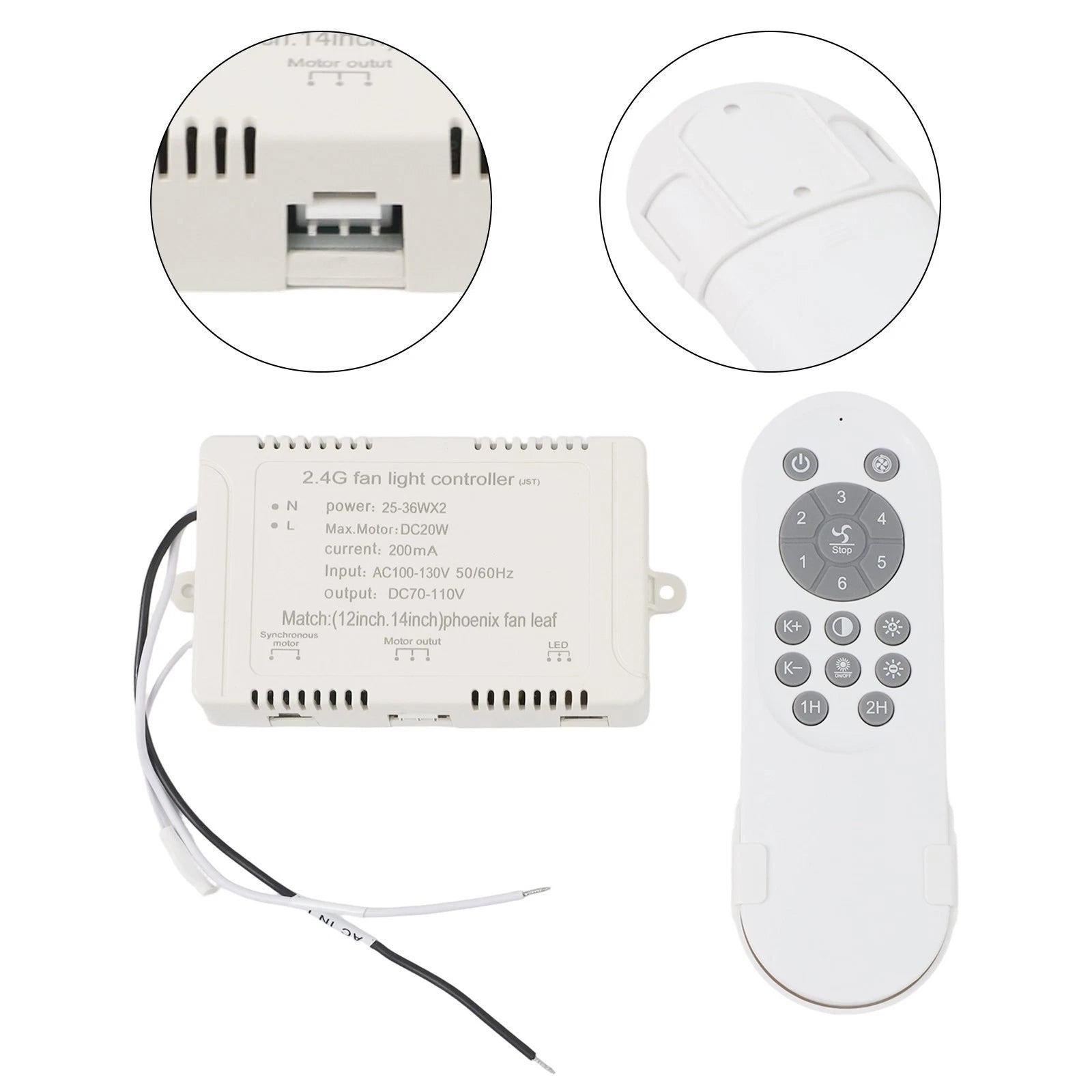 24V Fan Light Remote Control for Enhanced Compatibility (2023–2023)