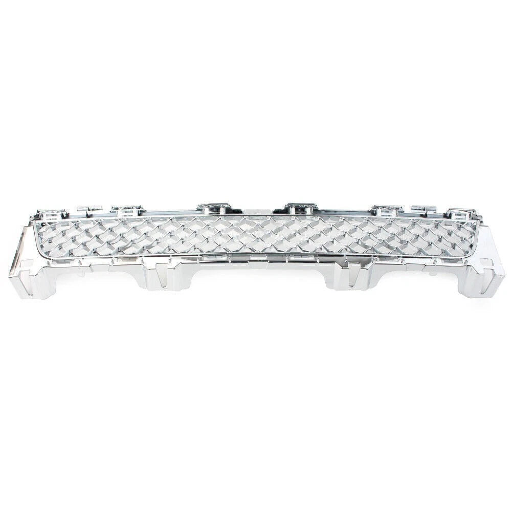 Chrome Front Lower Bumper Center Grille Mesh Trim for Jaguar XJ (2010–2015)