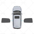 2X Rear Window Magnetic Mesh Sunshades for Kia Sportage (2021–2024)