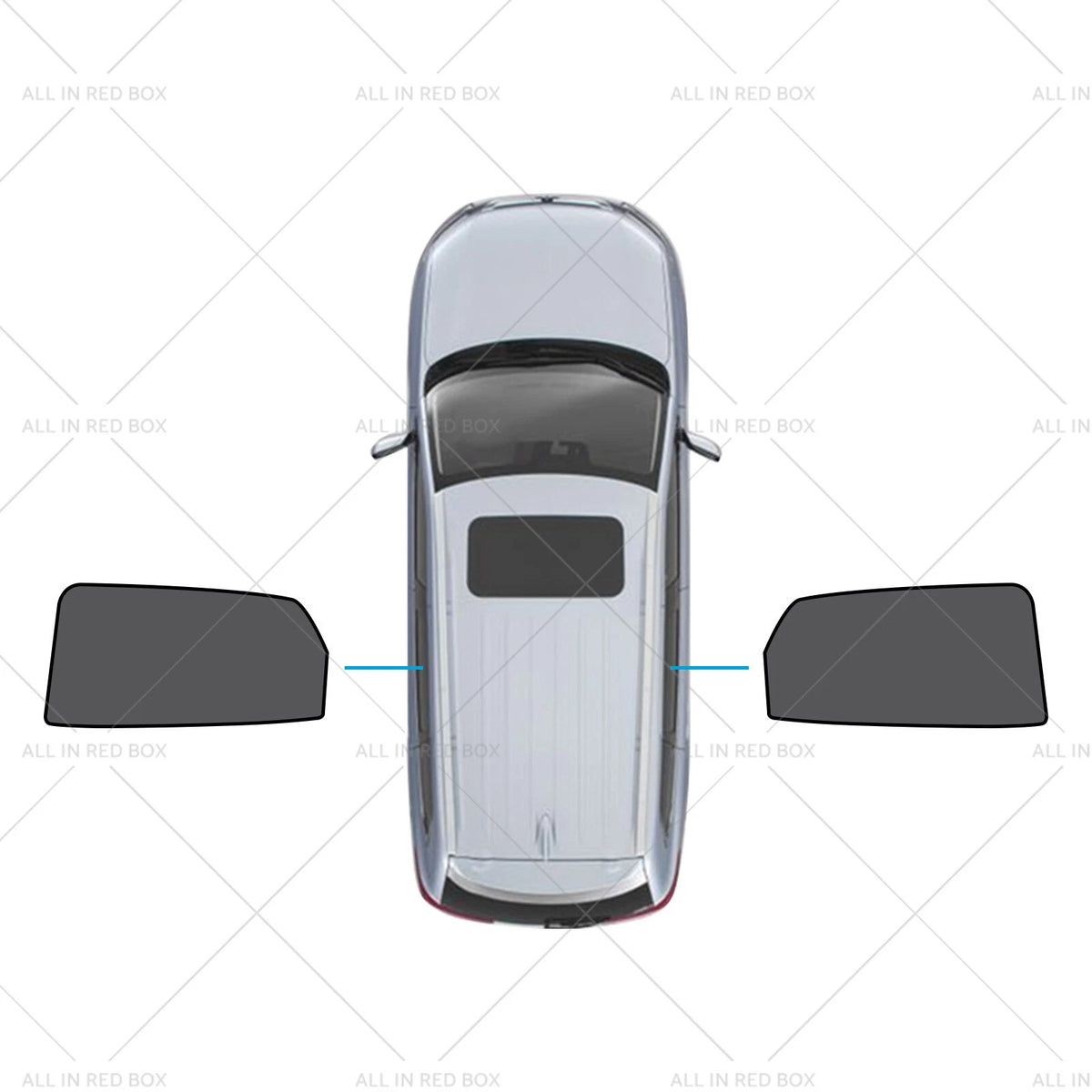 2X Rear Window Magnetic Mesh Sunshades for Kia Sportage (2021–2024)