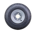 18X8.5-8 Lawn Mower Tire & Wheel Set of 2 with 4x4" Silver Wheel (13028)