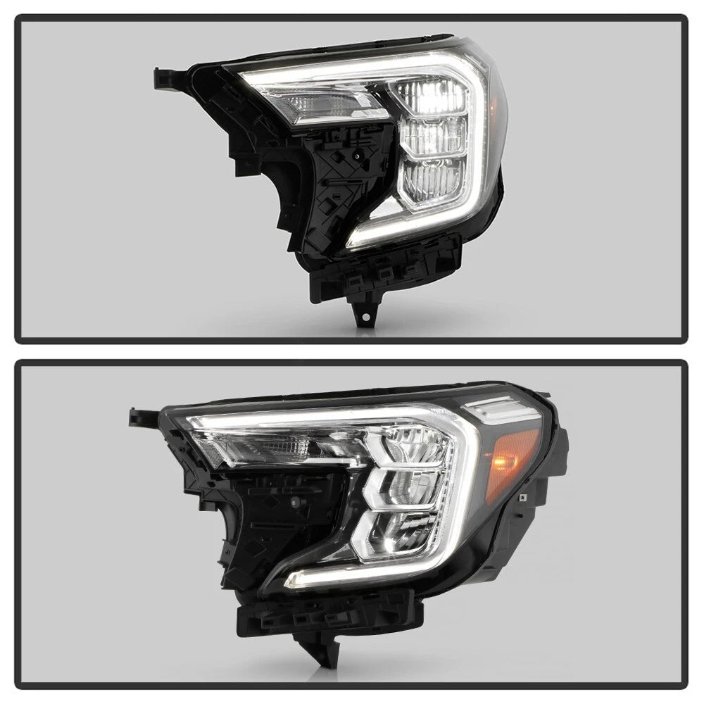 Pair LED Headlights for GMC Terrain AT4/SLE/SLT (2022–2024) w/ Bulb Left+Right