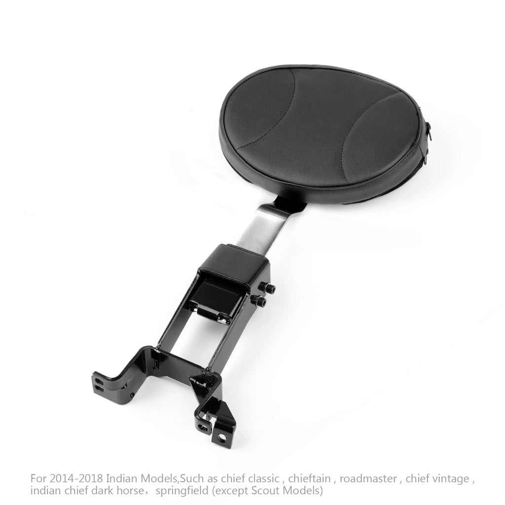 Plug-in Driver Backrest w/ Mounting Kit for Indian Chief (2014–2023) Chrome