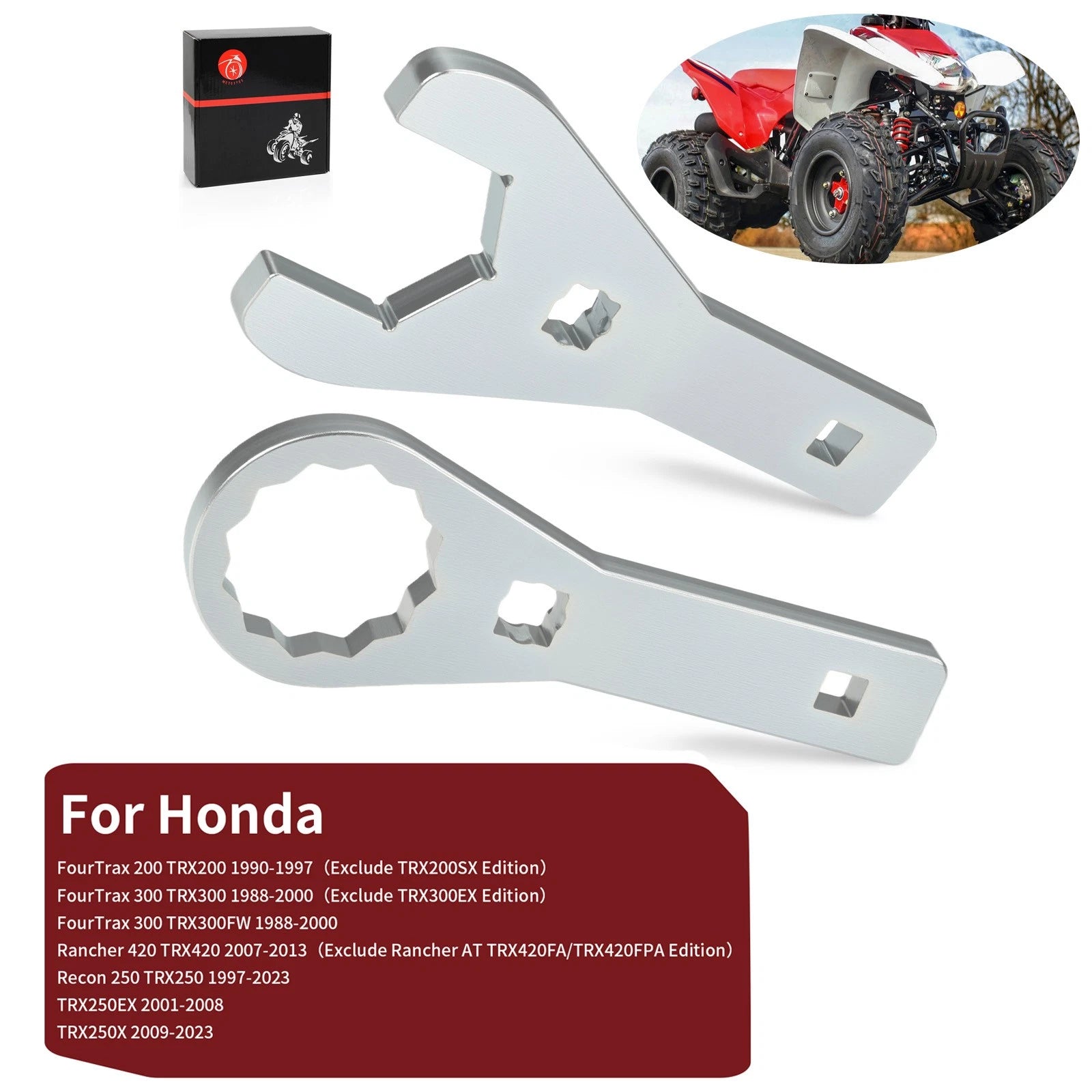 41mm Rear Axle Nut Wrench Tool for Honda FourTrax Rancher TRX250X (200-420)