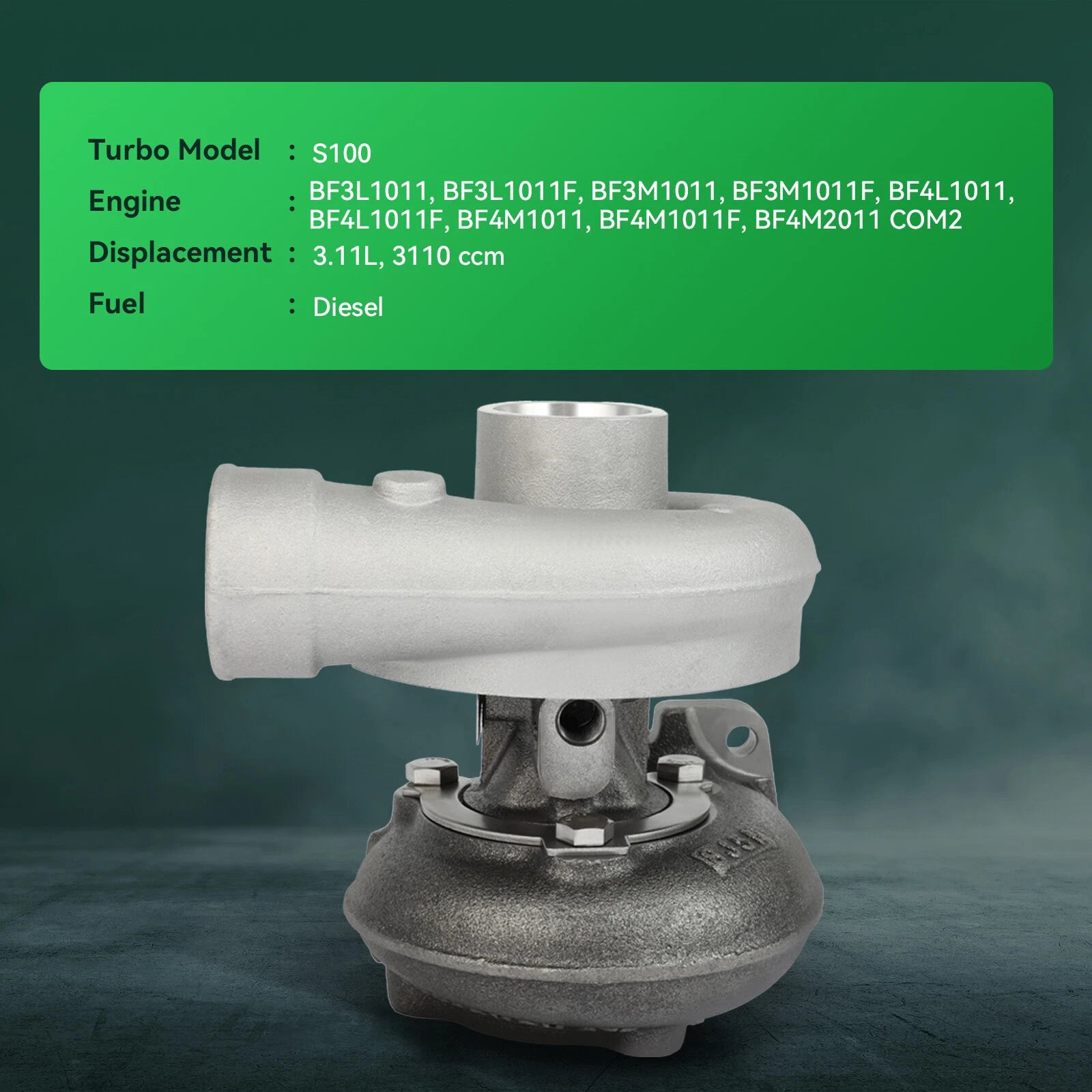 Turbocharger for Bobcat 863 864 873 874 S250 T200 (Deutz BF4M1011)