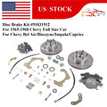 Set of 5 Deluxe Disc Brake Kits for Chevy Bel Air/Impala (1965–1968)