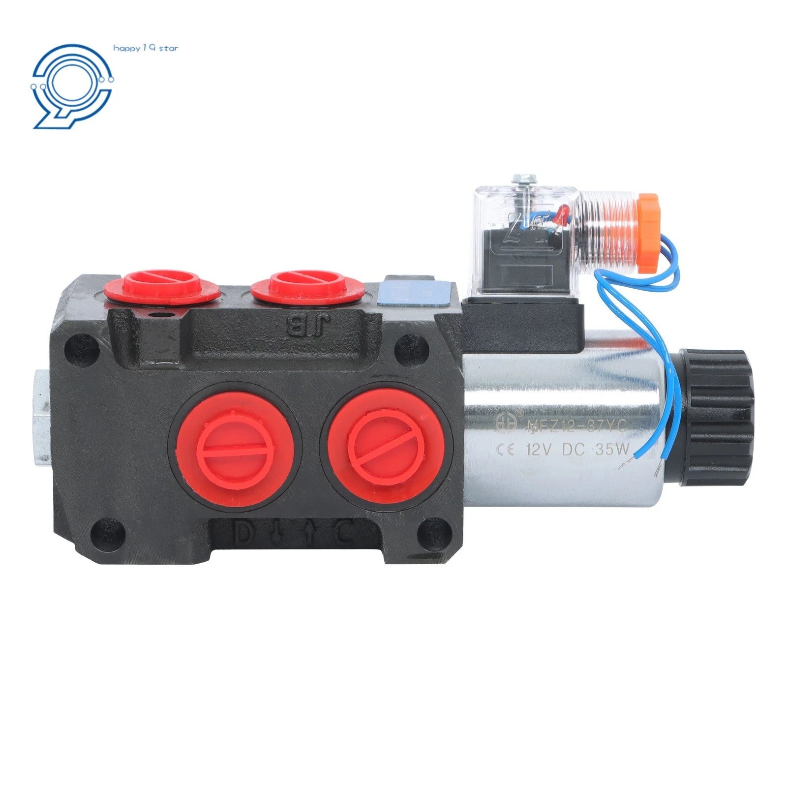 Hydraulic Solenoid Diverter Selector Valve 1/2" BSP for 13GMP (12VDC)