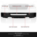 Front Bumper Face Bar for Ford F-150 (2006–2008) Primered Black w/o Fog Light Holes