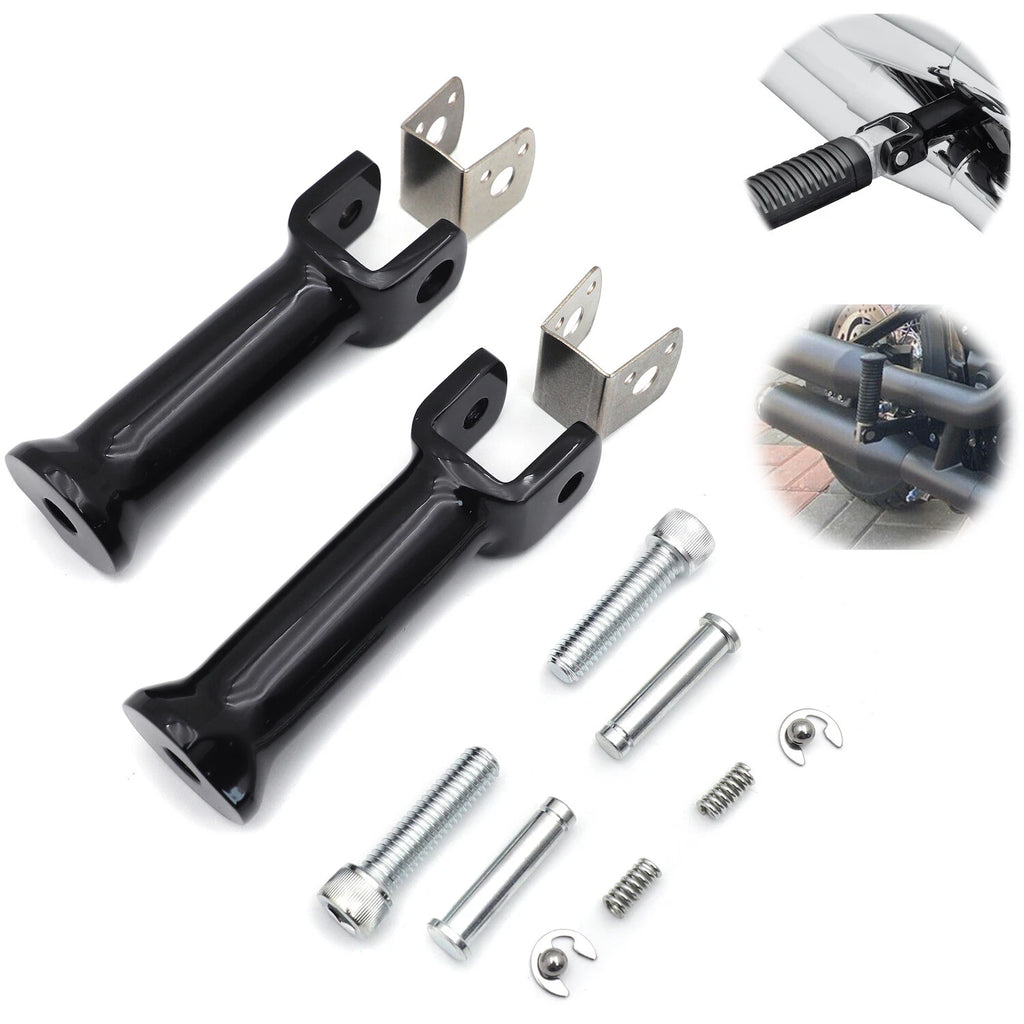 Footpeg Support Mount Clevis for Harley Softail (2018–2020) - Gloss Black