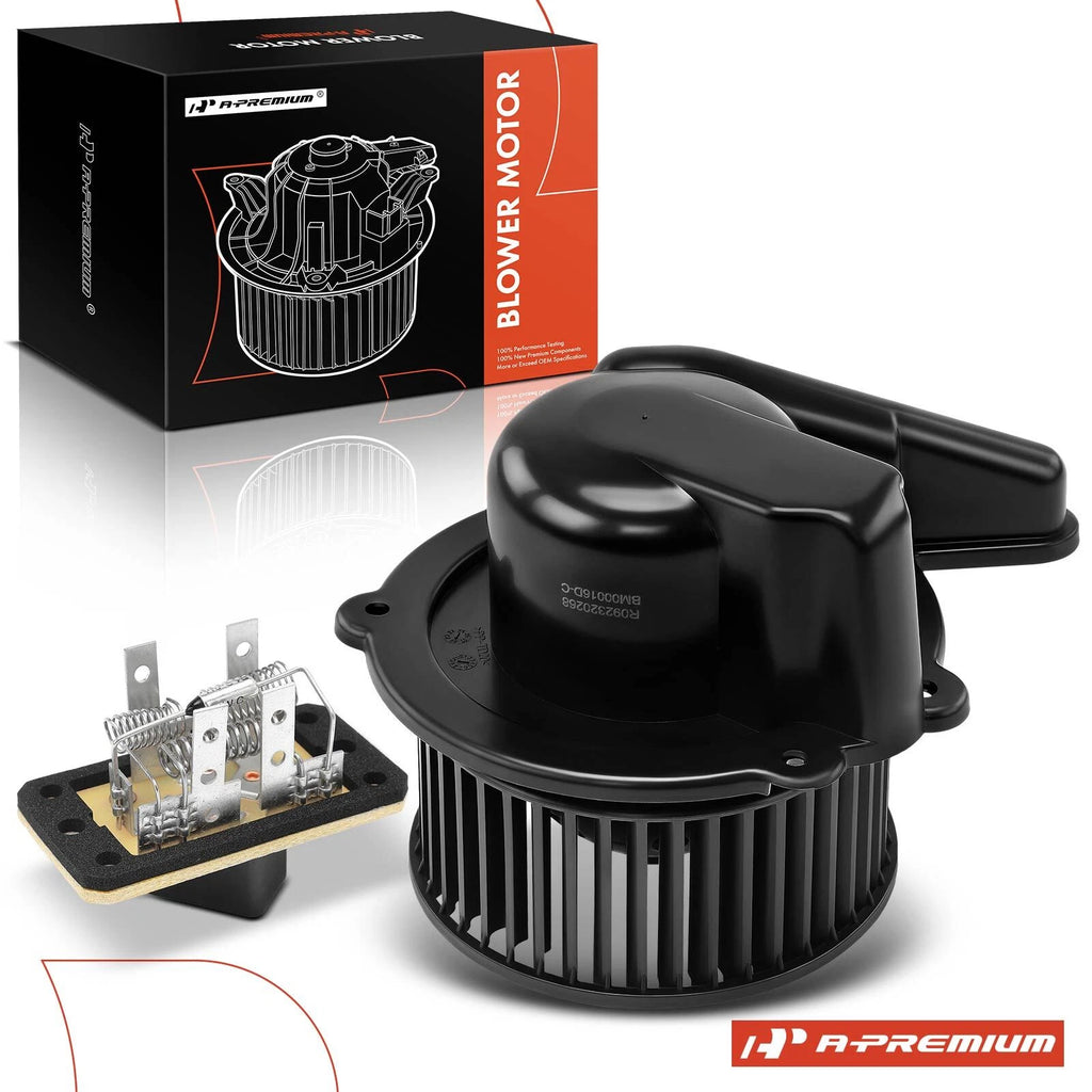 2Pcs HVAC Blower Motor & Resistor for Ford Mustang 