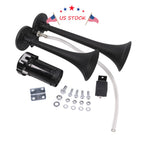 Dual Trumpet Air Horn System for Car/Truck (12V)