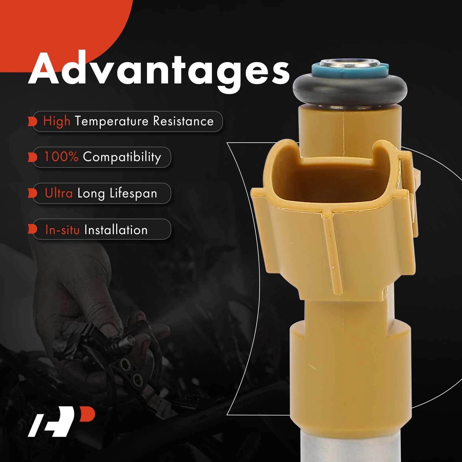 6x Fuel Injector for Honda Accord (2005) V6 3.0L GAS