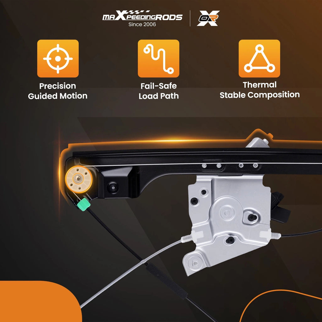 Front Right Window Regulator with 7-Pin Motor for Cadillac SRX (2010-2015)