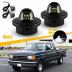 2X LED License Plate Light for Ford F150 F250 F350 with Wiring Sockets