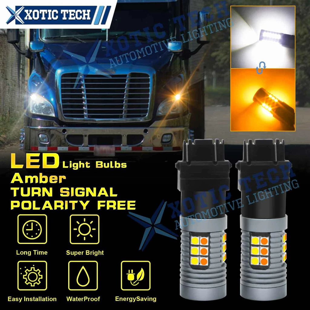 Switchback LED Turn Signal Parking Light Bulbs for Freightliner Cascadia (2008–2017)