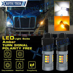Switchback LED Turn Signal Parking Light Bulbs for Freightliner Cascadia (2008–2017)