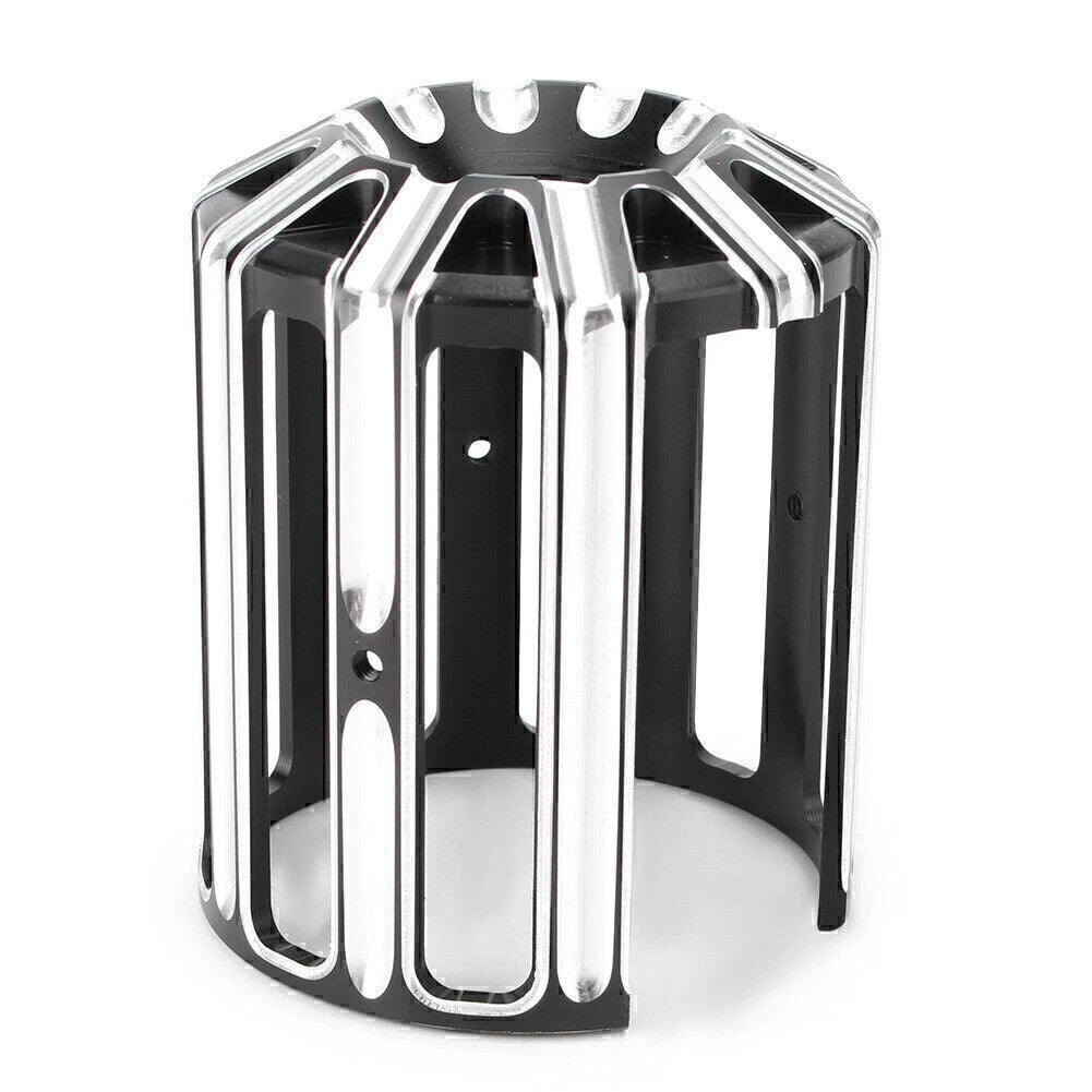 Black Aluminum Oil Filter Cover Cap Trim for Harley Twin Cam Dyna (2000–2017)