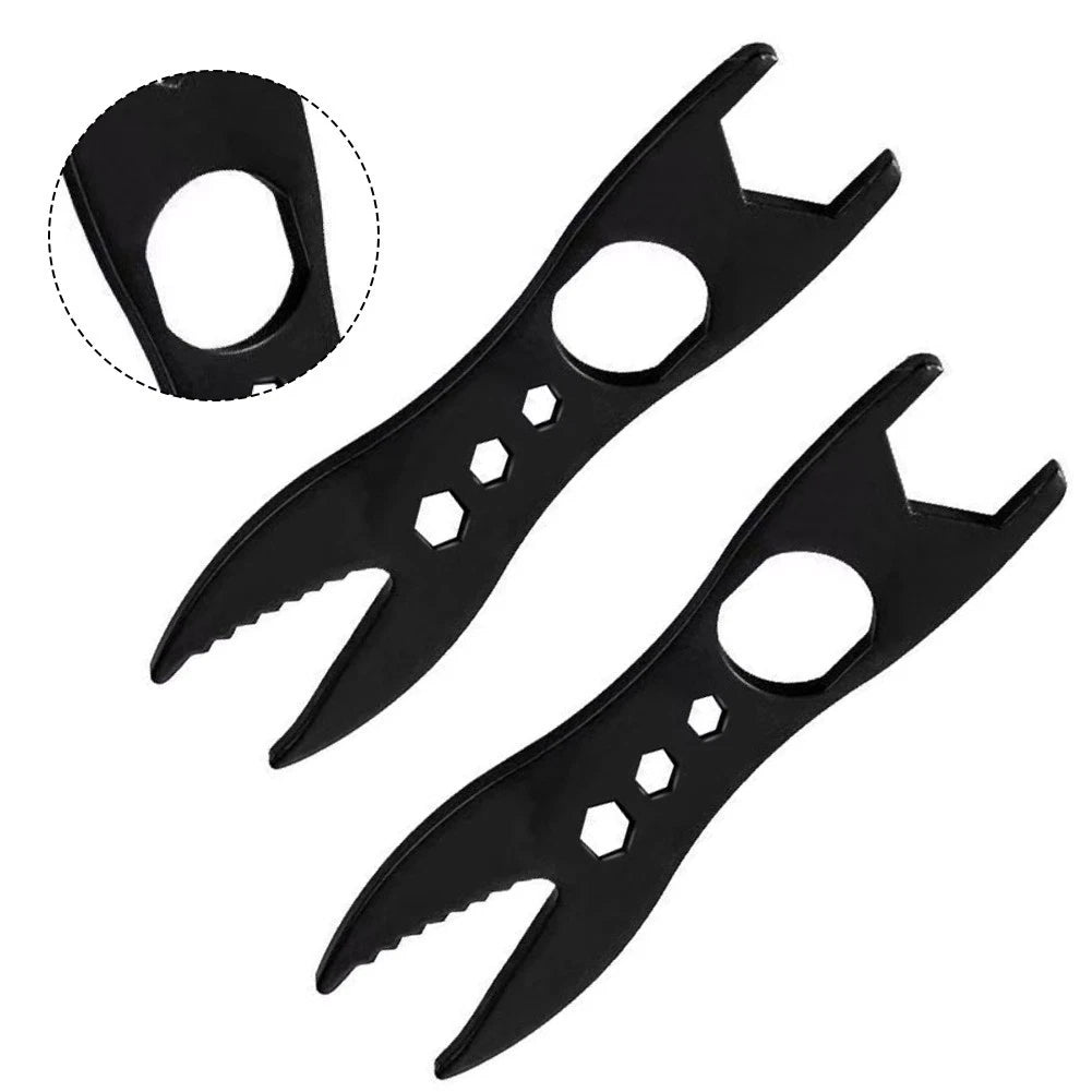 2X Double Headed Wrench Steel Tool with Ergonomic Grip for Car Repair