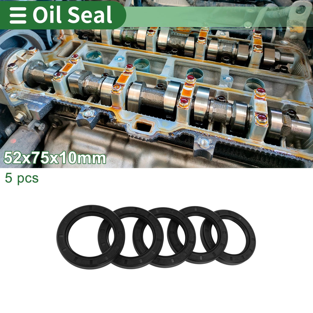 Oil Seal   - NBR Rubber 52x75x10mm