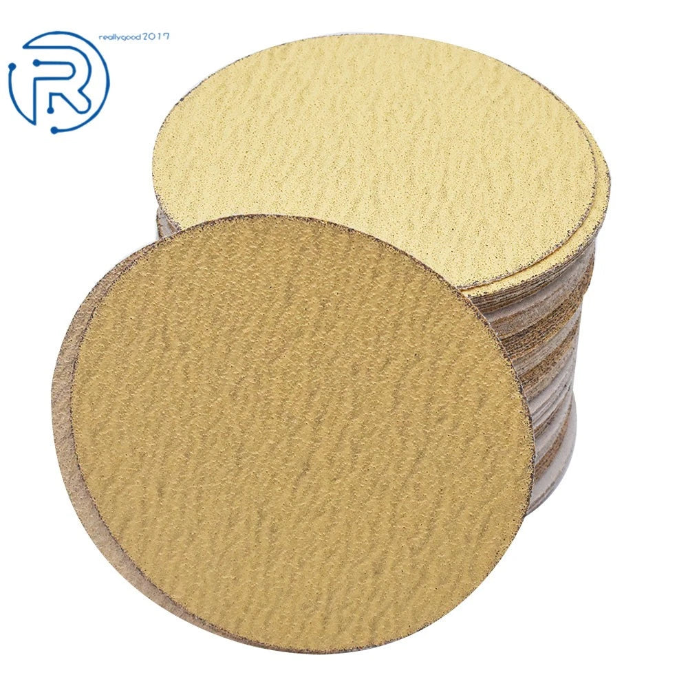 Set of 100 Sanding Discs for Hook & Loop Sanding (6", Grit 60-320)