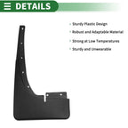 Mud Flaps Splash Guards for Ford Ranger T6/T7 (2011–2018) W/ Mounts