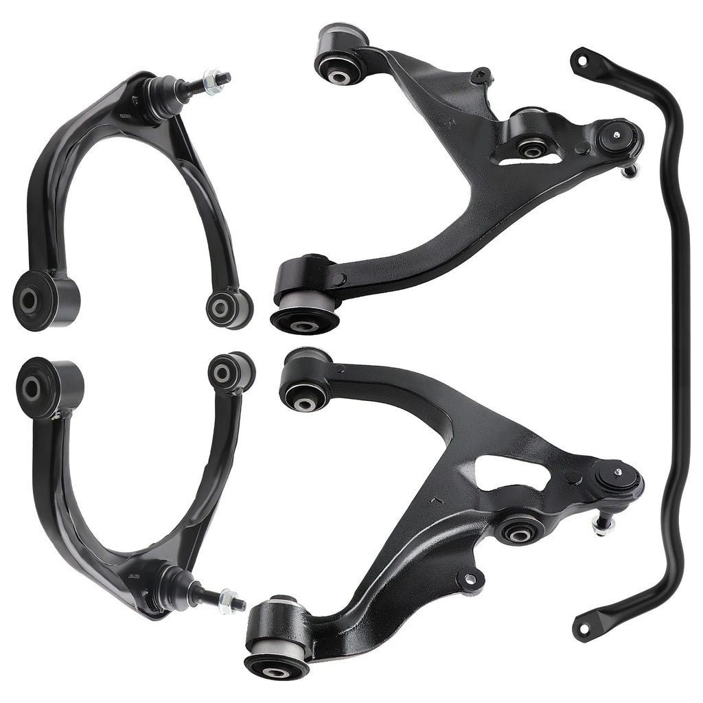 Front Upper & Lower Control Arms + Sway Bar for Ram 1500 (2009–2019)