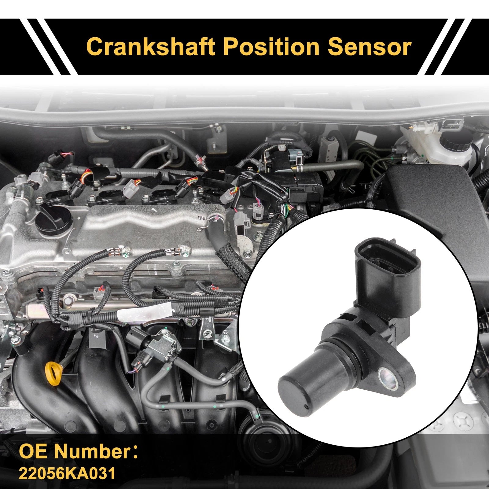 1 Pc Crankshaft Position Sensor No.22056KA031 for Suzuki Grand Vitara (2006–2013)