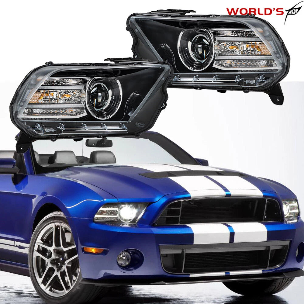 HID Xenon Headlight Kit with LED DRL for Ford Mustang (2013–2014)
