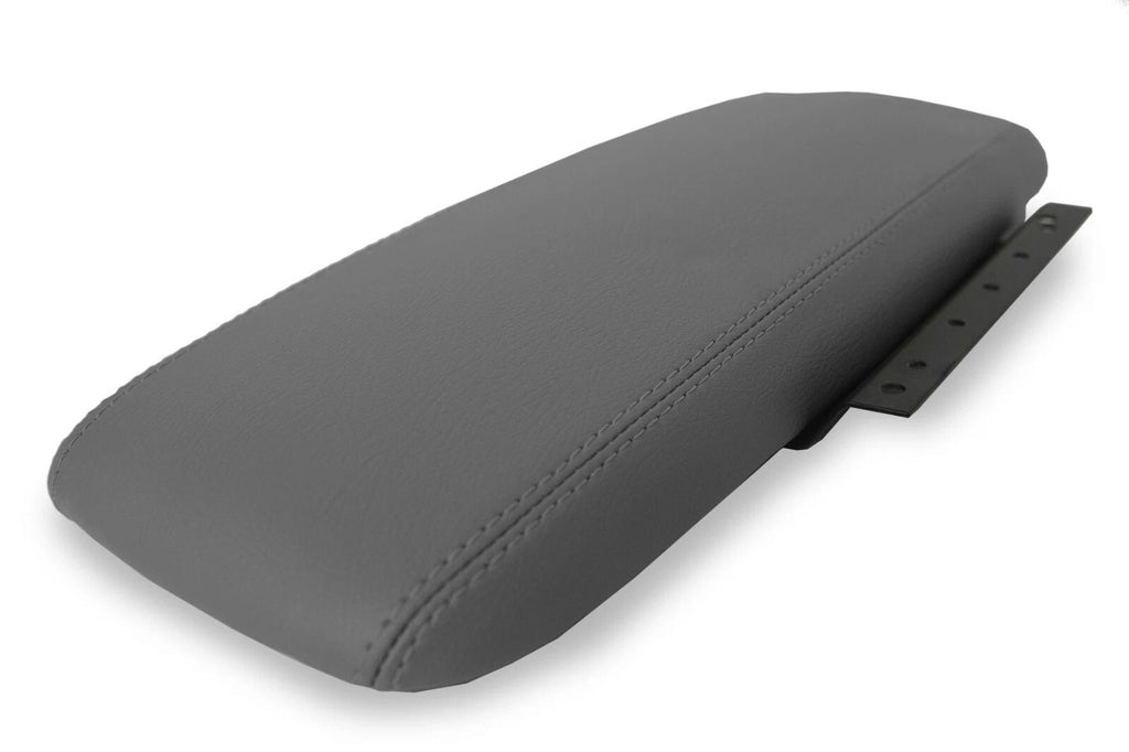 Leather Console Armrest Cover for Ford Crown Victoria Mercury (2003–2011) Gray
