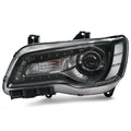 HID/Xenon Headlight for Chrysler 300 (2015–2023) Adaptive Black Driver Left