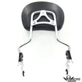 Chrome Backrest Sissy Bar Pad Docking for Harley Touring Road King (2009–2013)