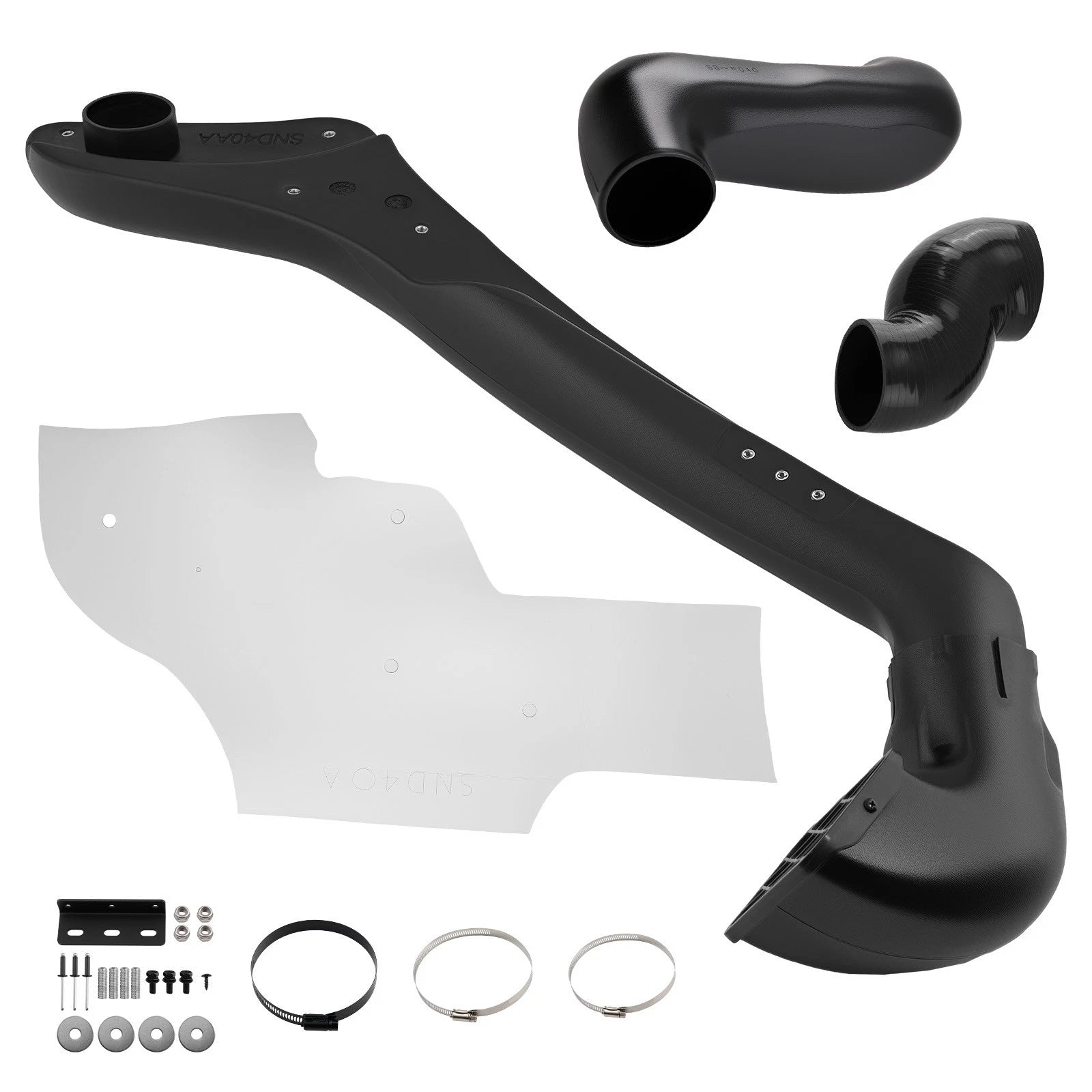 Black LLDPE Snorkel for Nissan Pathfinder Frontier 4.0L V6 (2005–2020)